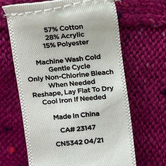 Talbots Women's Kitty Tweed Open Neck Shift Sweater Dress XL Petite New - Picture 8 of 10